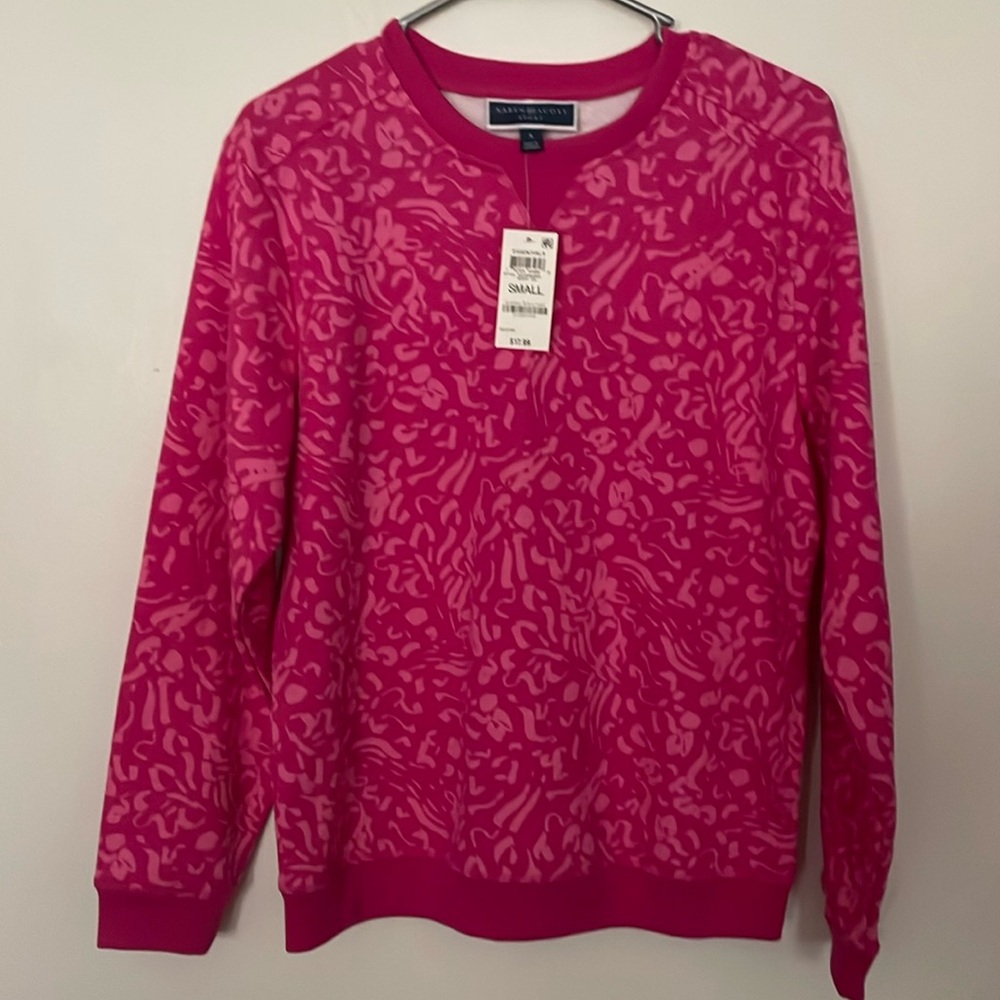 Karen Scott pull over sweatshirt size small new with tags